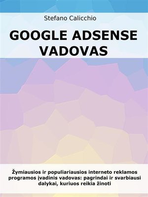 cover image of Google Adsense vadovas